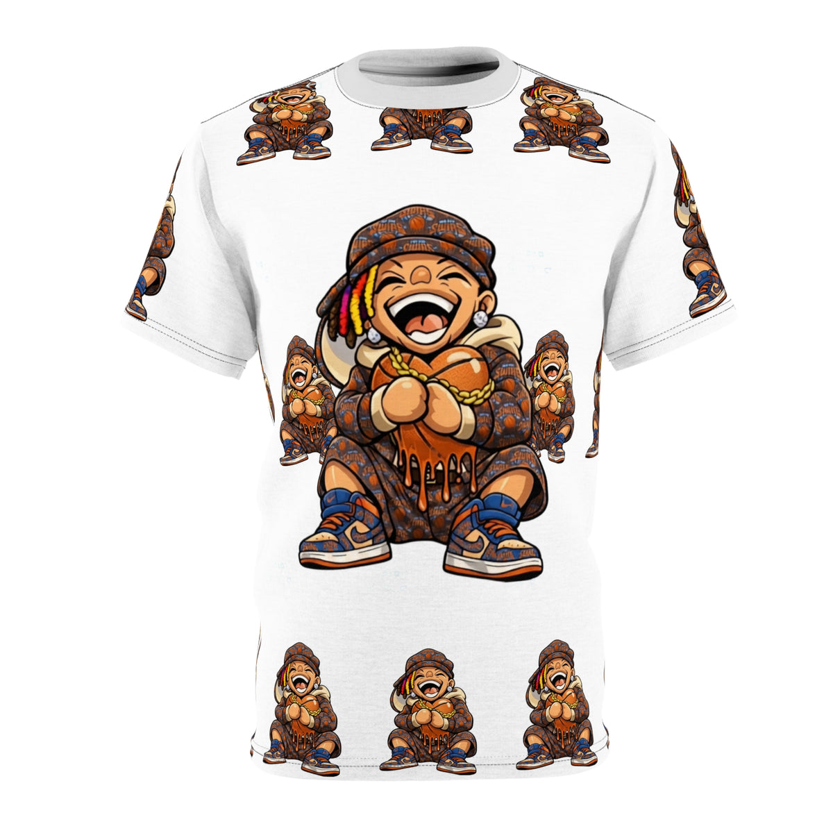 Laughing Basketball Kid Tee by GT Artland