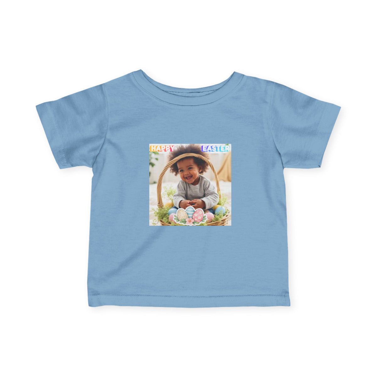 Baby Boy in Easter Basket Shirt