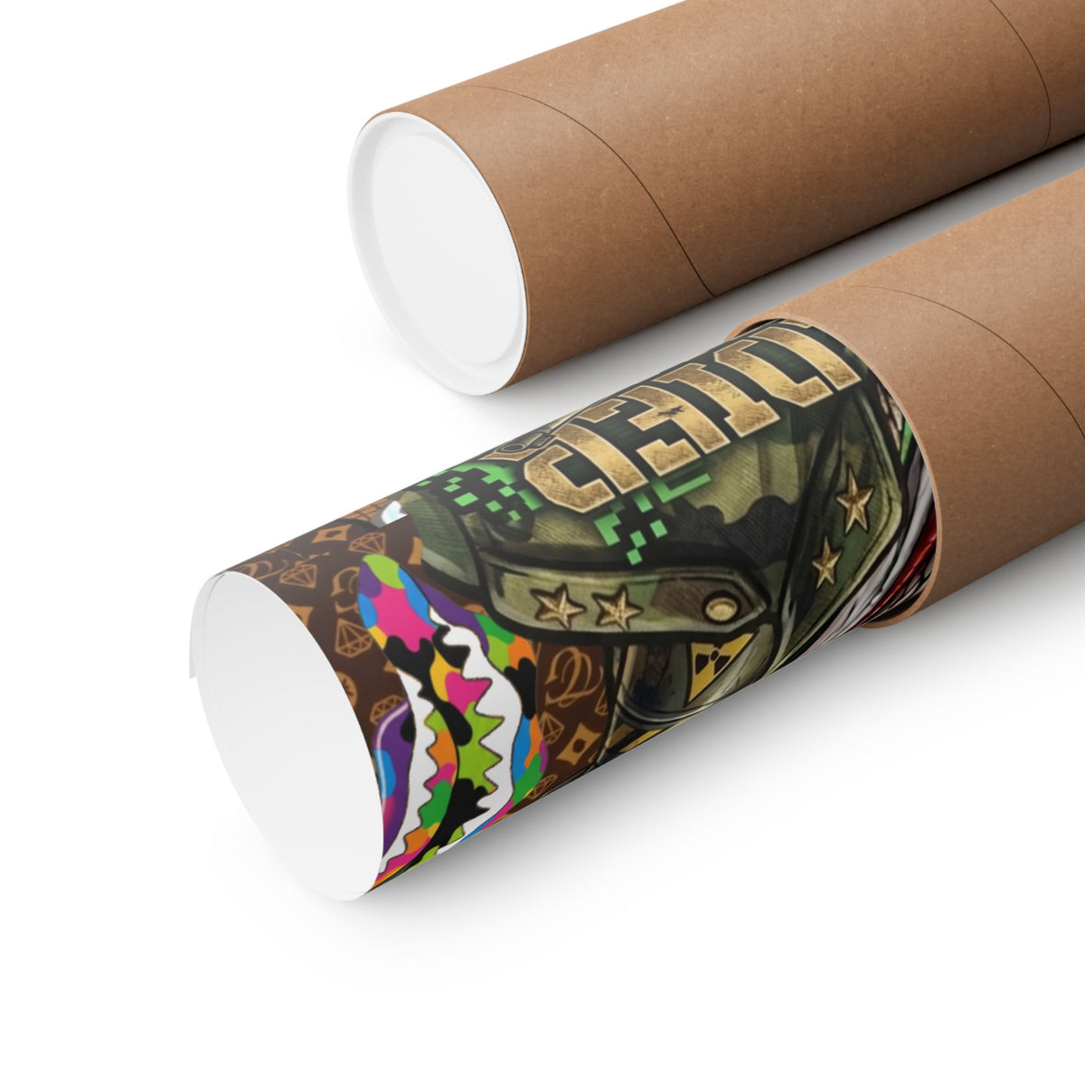 GT Soldier Clown Soldier | Military Tank Square Poster by GT Artland