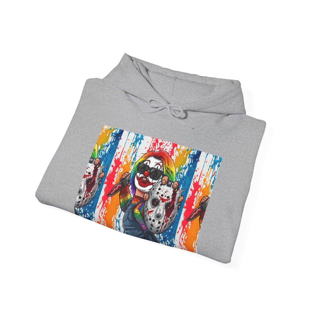 Rainbow Slasher Unisex Heavy Blend Hooded Sweatshirt by GT Artland