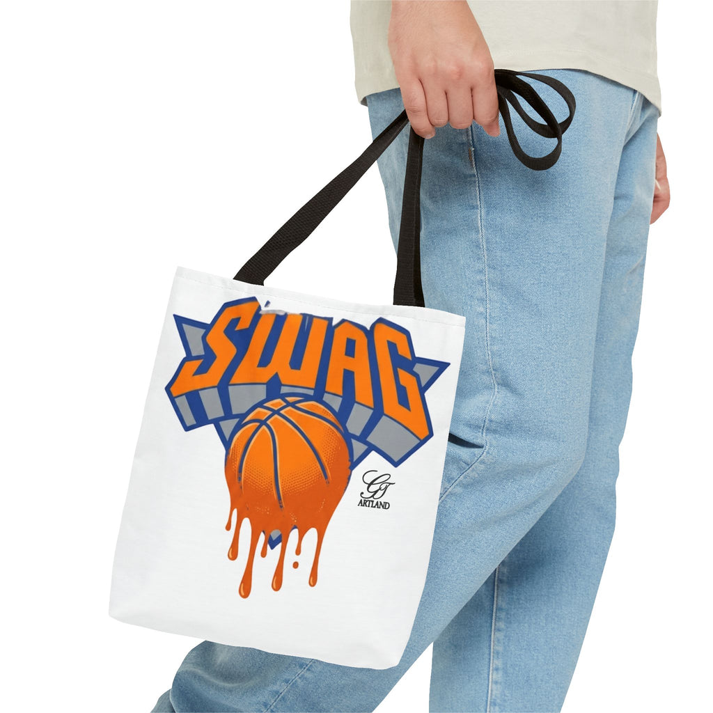 Swag Dripping Basketball tote bag | Sports Graphic Tote by GT Artland