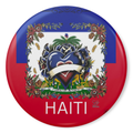 Haitian Pride Designer Button Pin by GT Artland