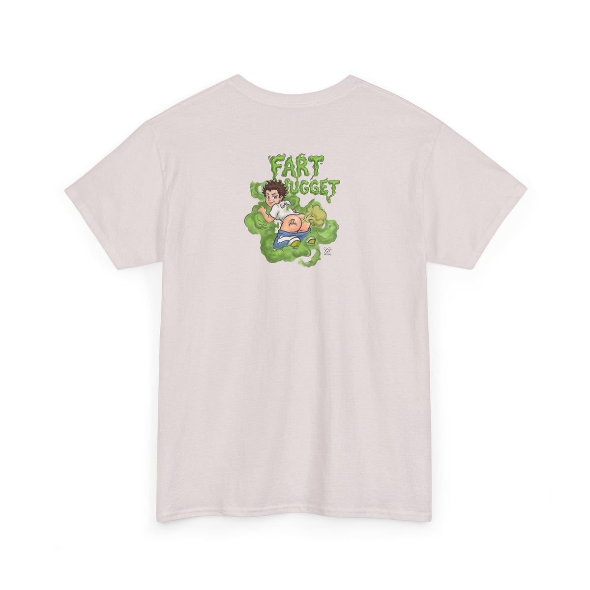 Fart Nugget graphic tee | Funny cartoon kid fart illustration T-Shirt