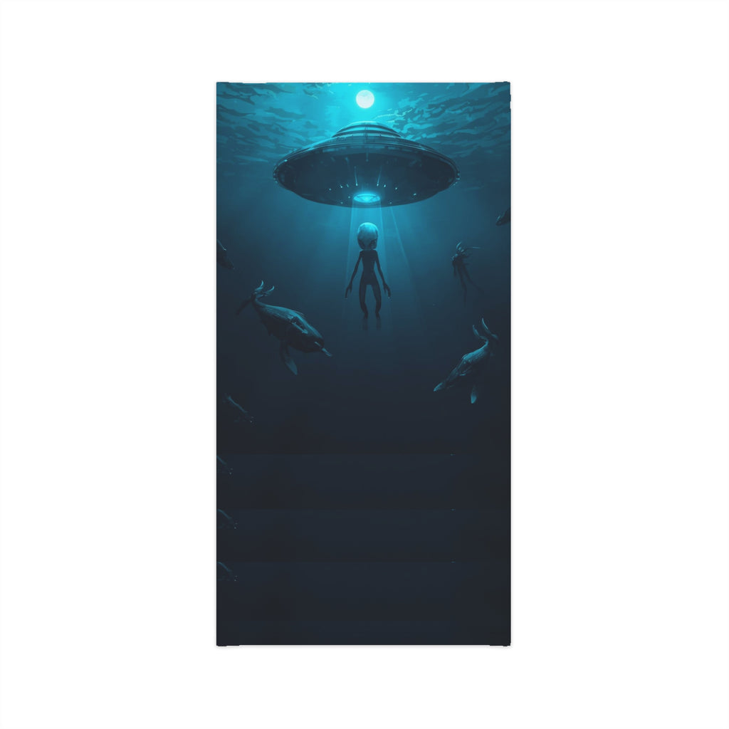 Underwater Graphic Alien Neck Gaiter - Face Mask