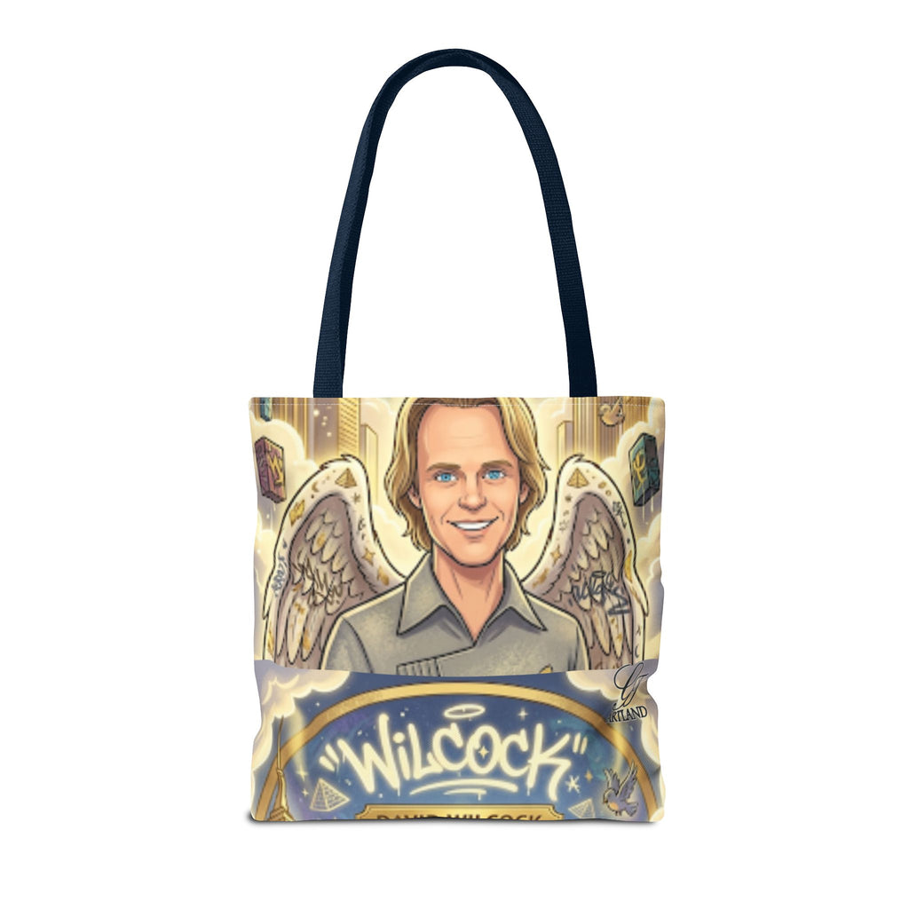 Wilcock Angel Wings Portrait Tote Bag – Illustrated Memorial/Tribute Carryall by GT Artland