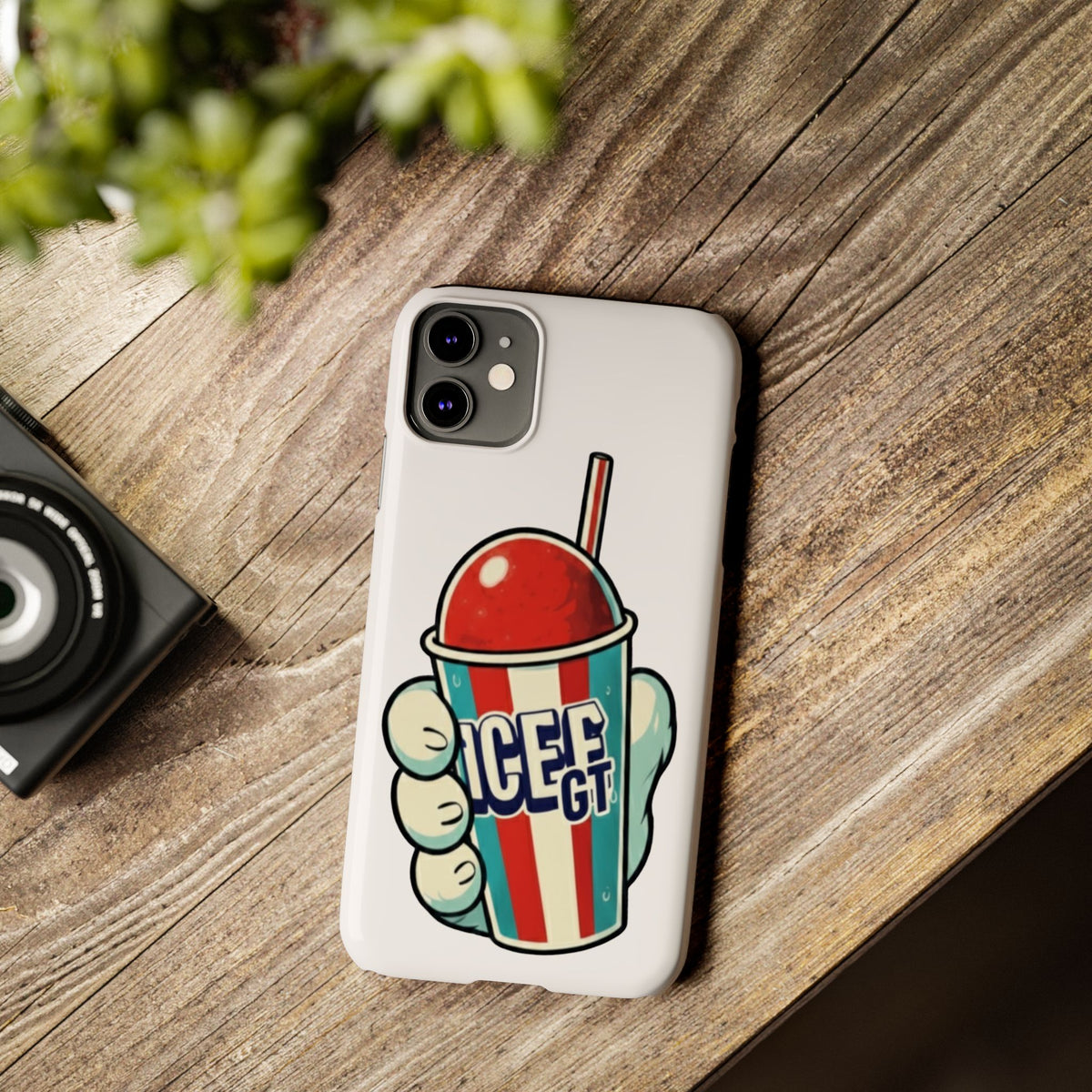 ICEE Slush Cup Slim Phone Case | Red White Blue Slushie