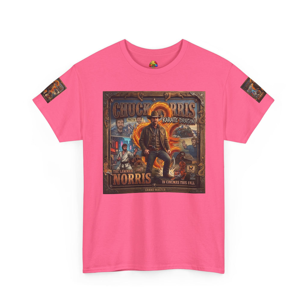 Retro Action Movie Poster T-Shirt | Vintage Fighter Hero Tee