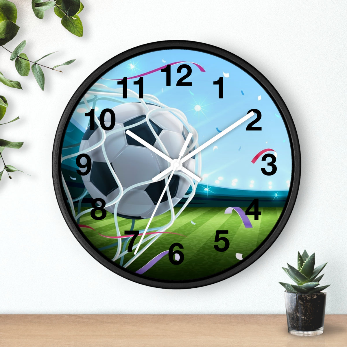 Soccer-Football Wall Clock