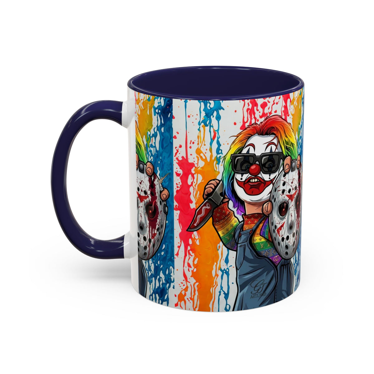 Rainbow Slasher Horror Slasher Artwork by GT Artland