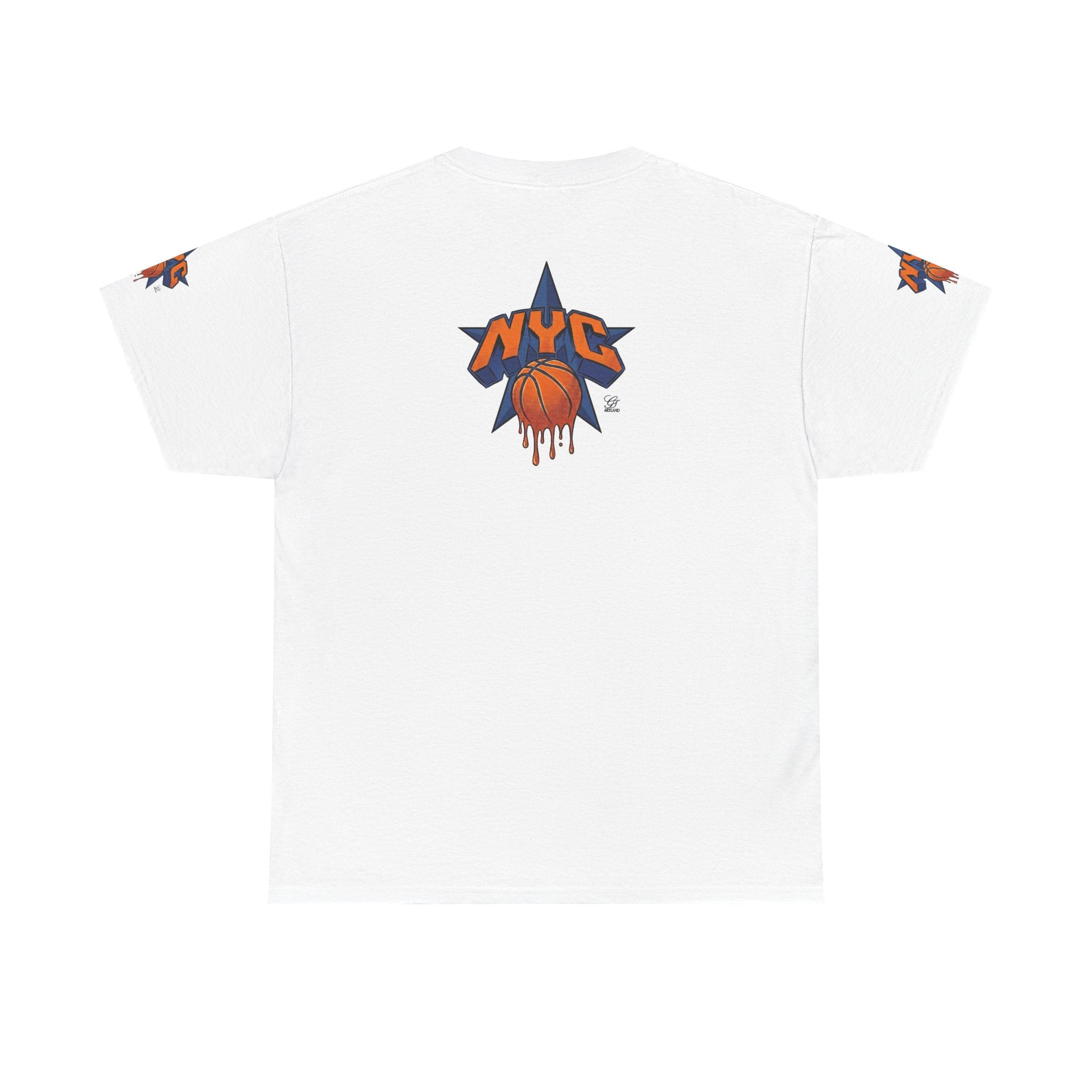NYC Dripping Basketball Tee | New York City Hoops Shirt by GT Artland