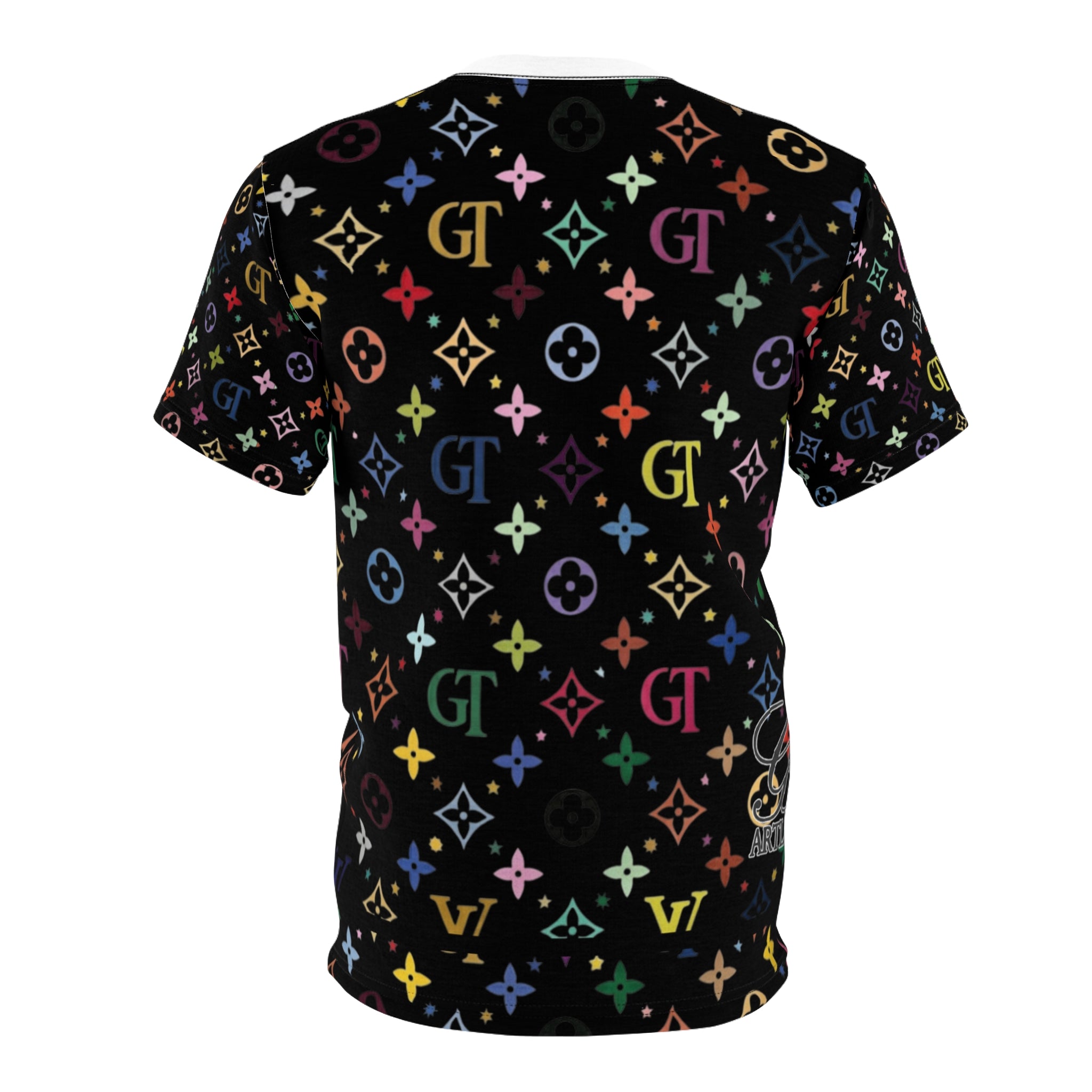 Teddy Bear Designer Elite Diamond Graphic Tee | All-Over Print Monogram Pattern by GT Artland