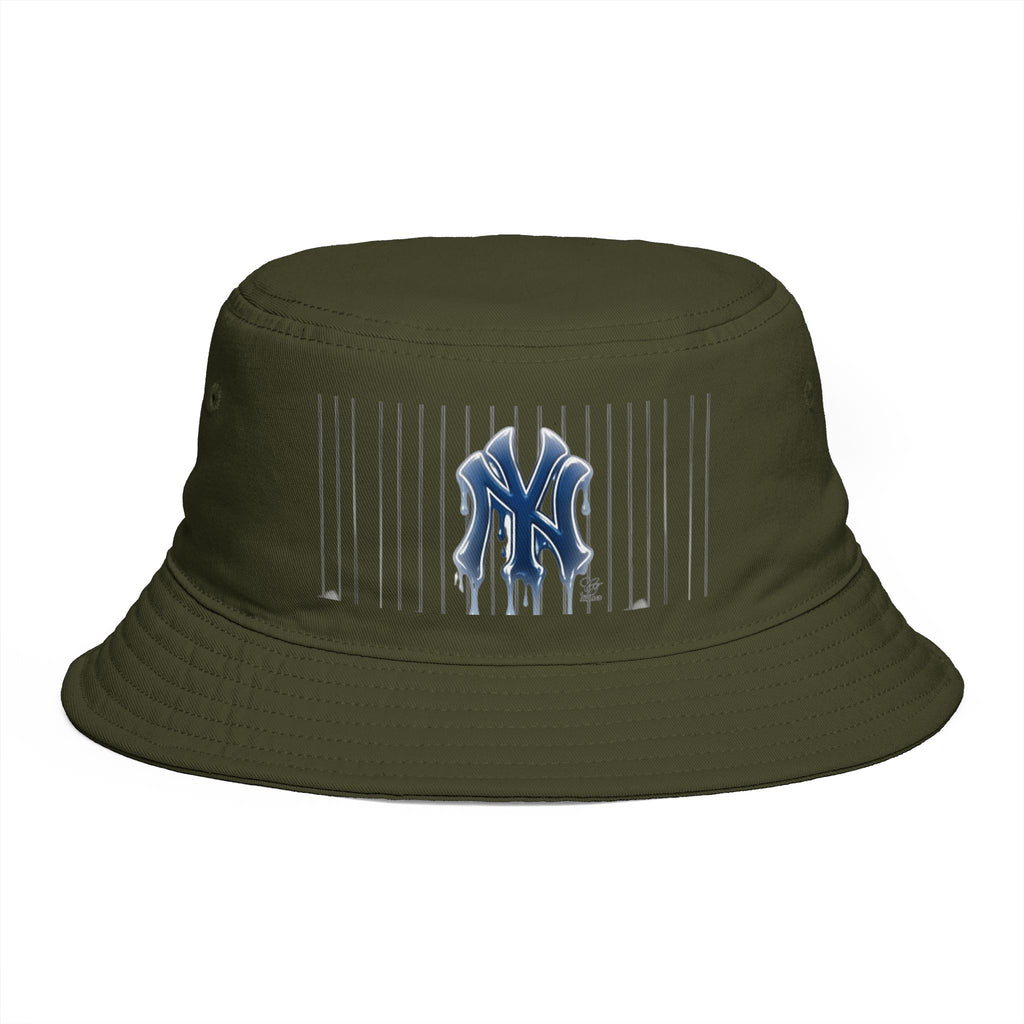 NY Logo Pinstripe Bucket Hat | Baseball Inspired by GT Artland