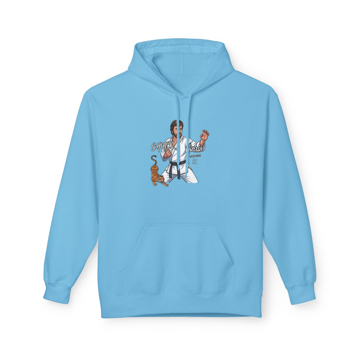 Chuck Norris Karate Hoodie | Martial Arts, Tiger Illustration by GT Artland