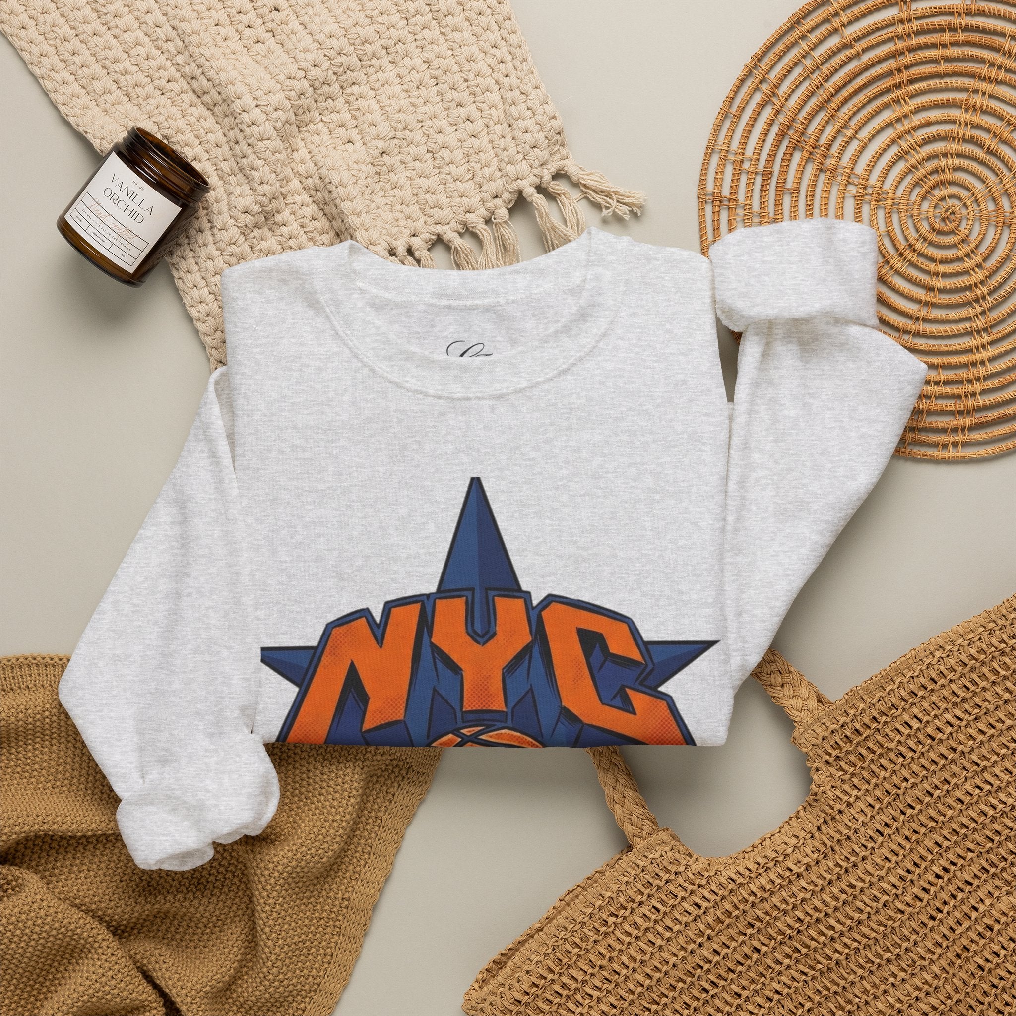Copy of NYC Basketball Drip Crewneck Sweatshirt