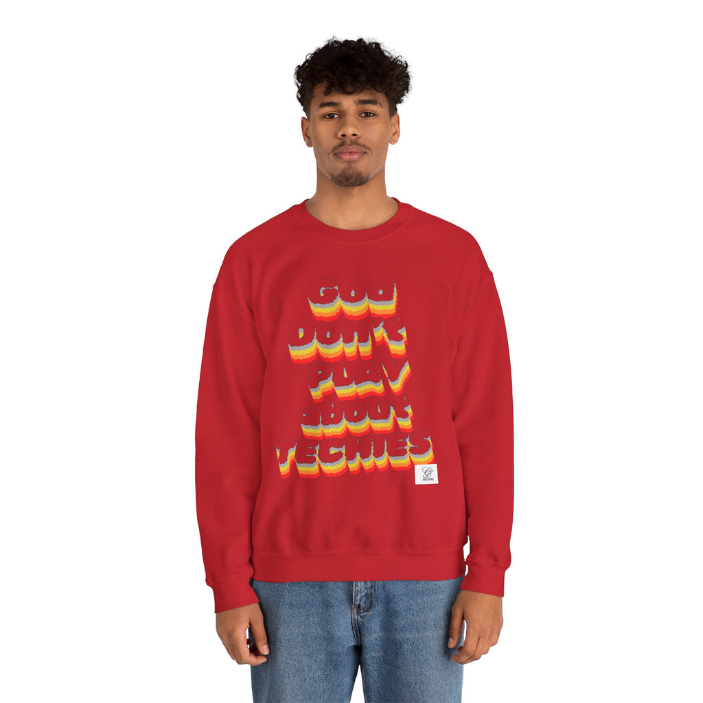 God Don't Play About Techies Unisex Crewneck Sweatshirt