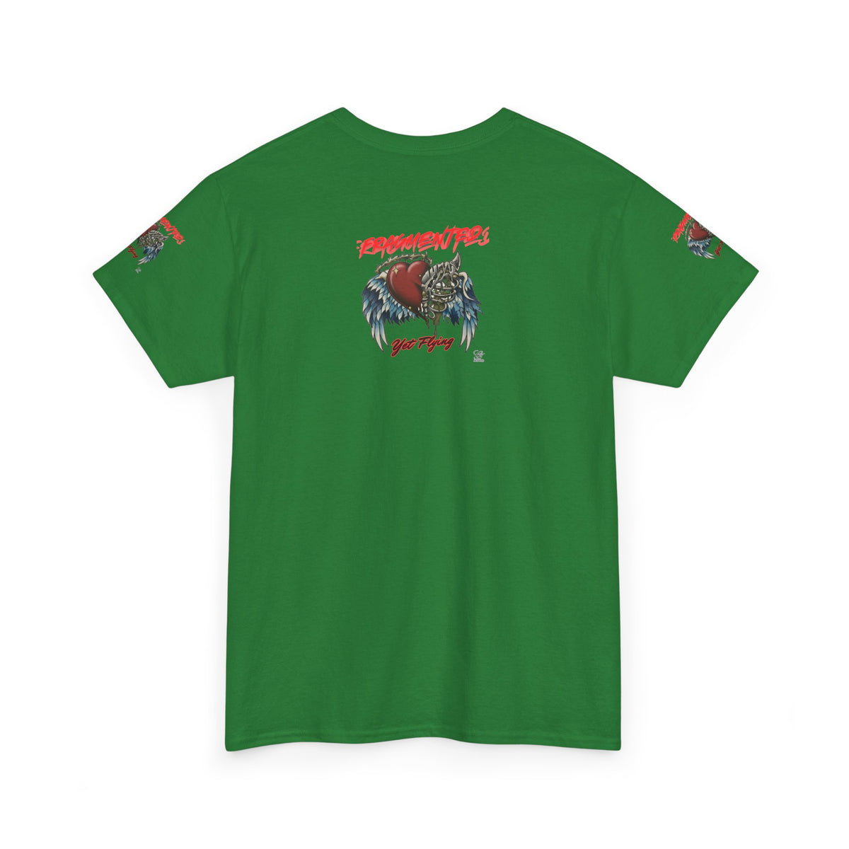 Fragmented Heart Wings tee | Broken Heart with Wings graphic