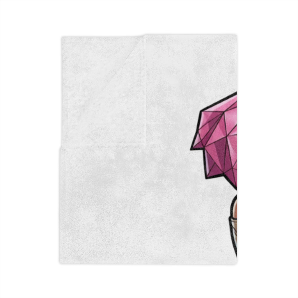 Pink Sexy Woman Velveteen Microfiber Blanket | Fashion Blanket