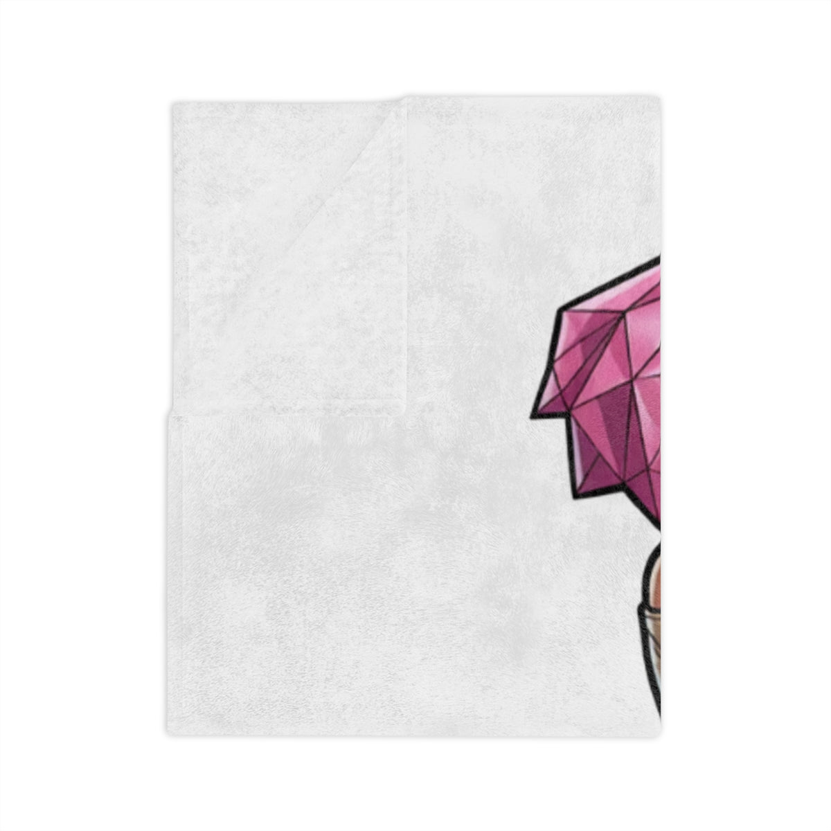 Pink Sexy Woman Velveteen Microfiber Blanket | Fashion Blanket