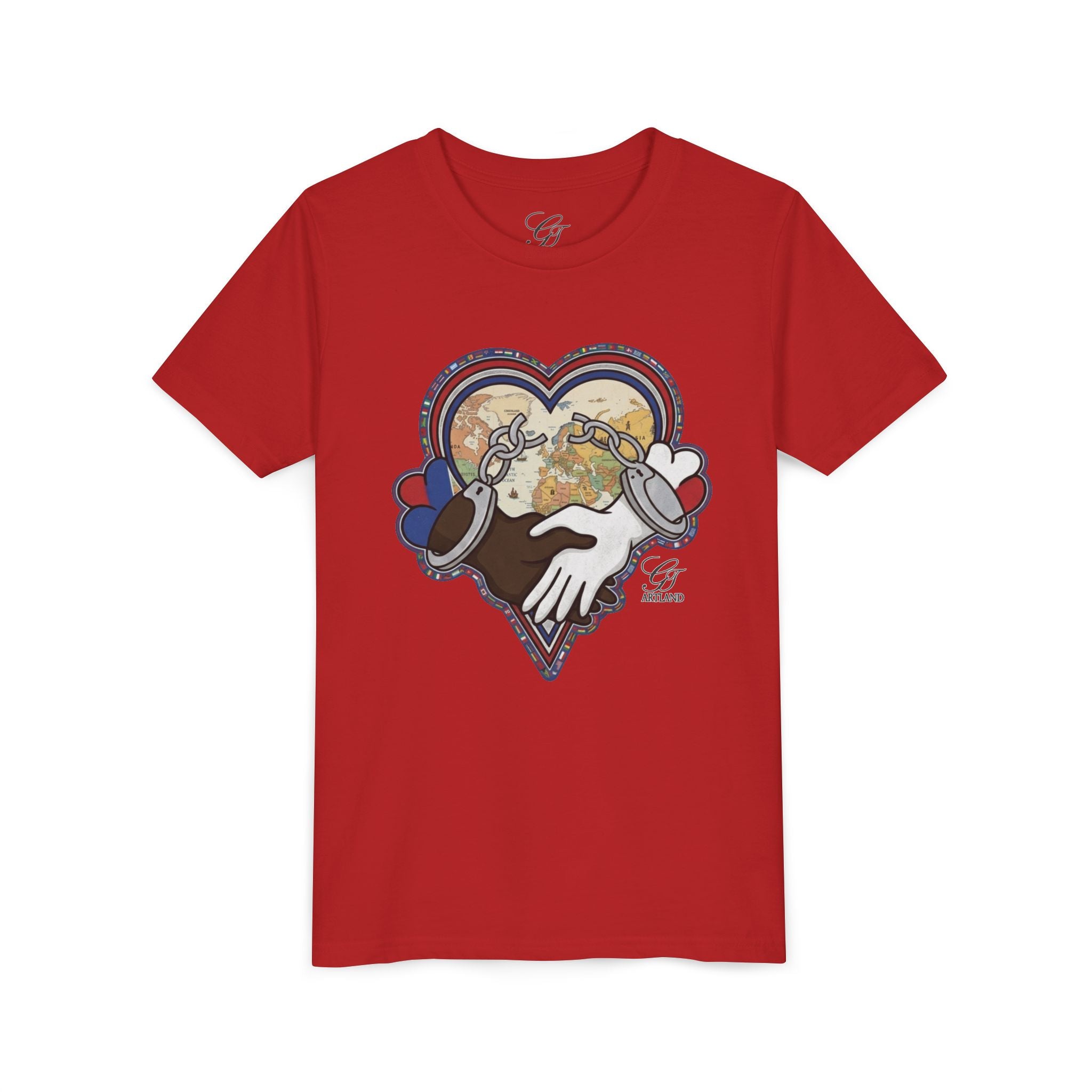Heart Hands Graphic Tee | Youth Short Sleeve Tee by GT Artland