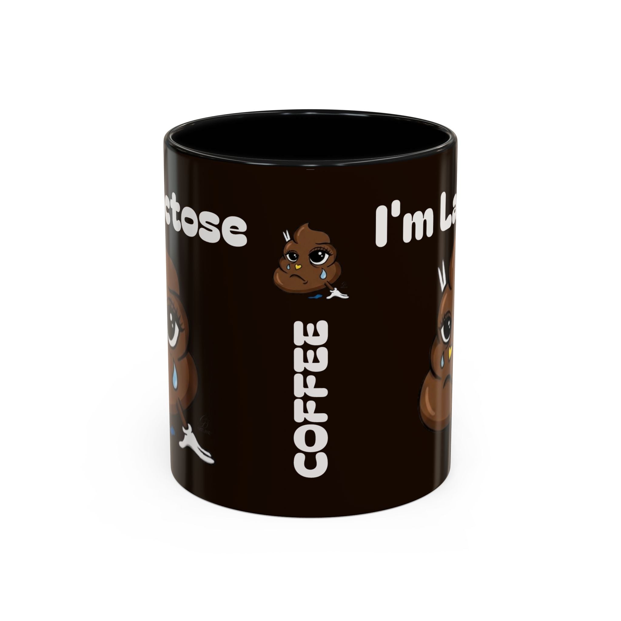 Coffee Mug — “I’m Lactose” Funny Poop Emoji Coffee Mug (11/15 oz) by GT Artland