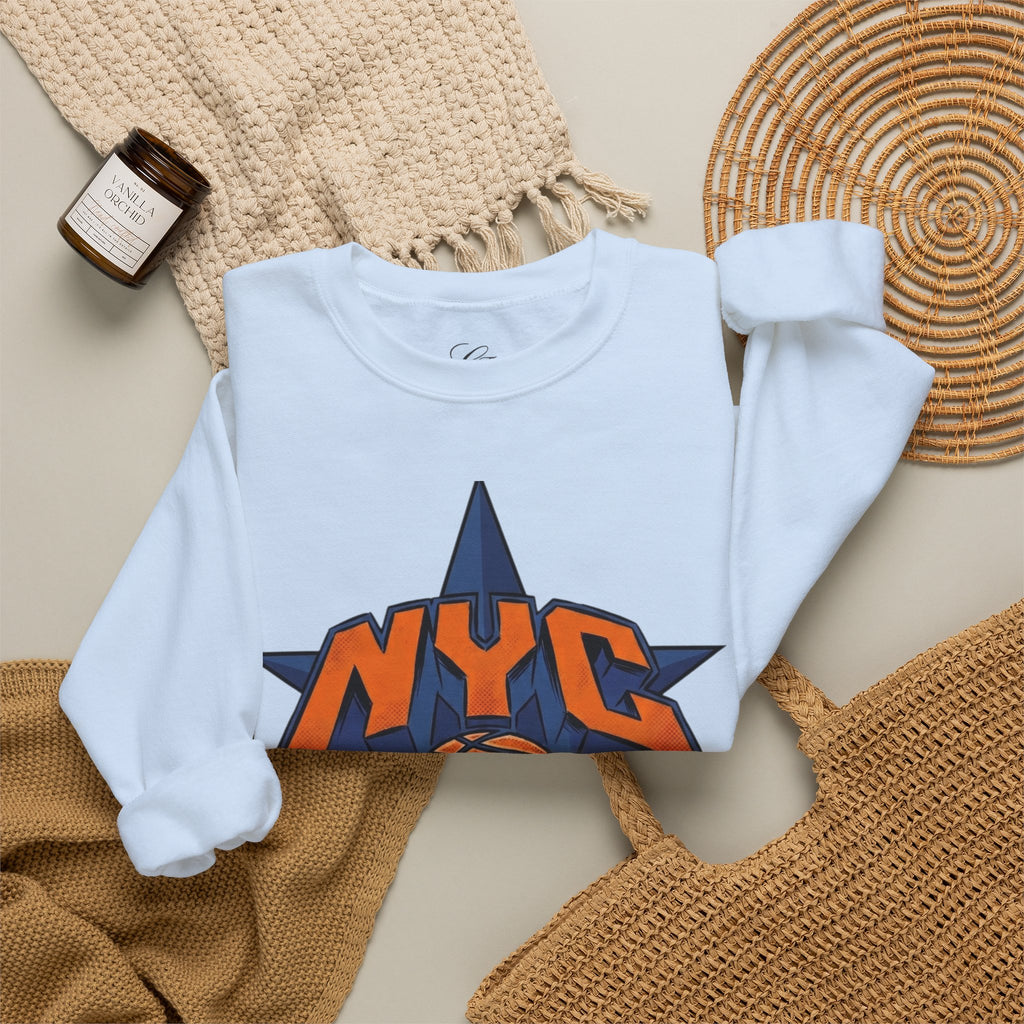 NYC Basketball Drip Crewneck Sweatshirt
