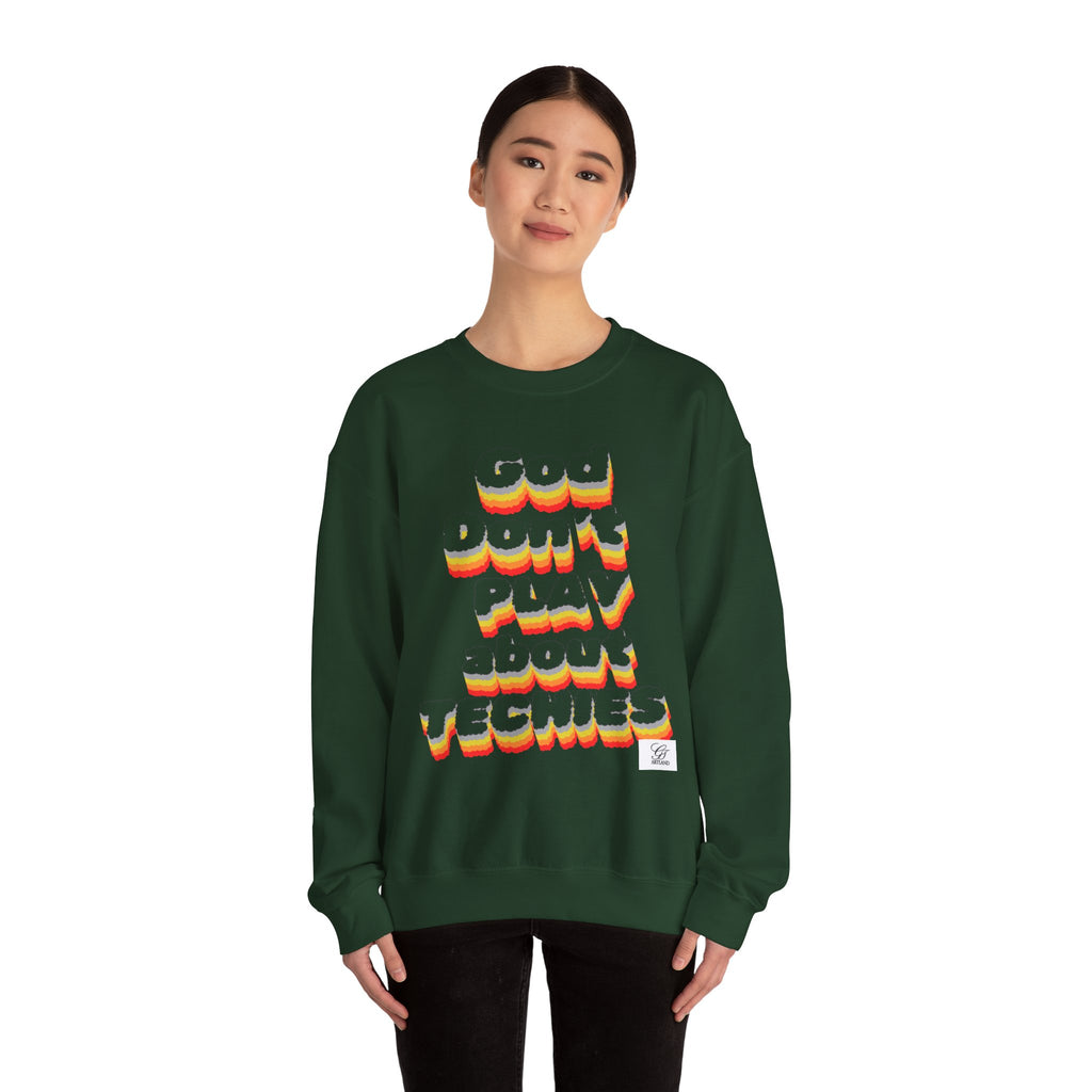 God Don't Play About Techies Unisex Crewneck Sweatshirt