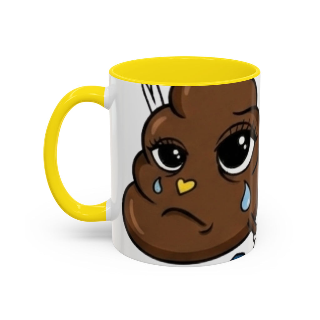 I Woke Up Like This Coffee Mug – Funny Poop Emoji Designer Accent Mug (11/15oz) by GT Artland