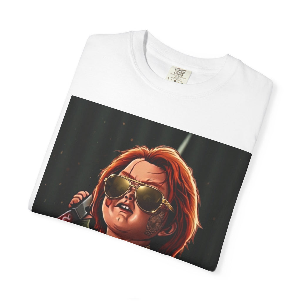 Playtimes Over Military Gold Swag Designer Drip TEE | Horror Movie Styled by GT Artland