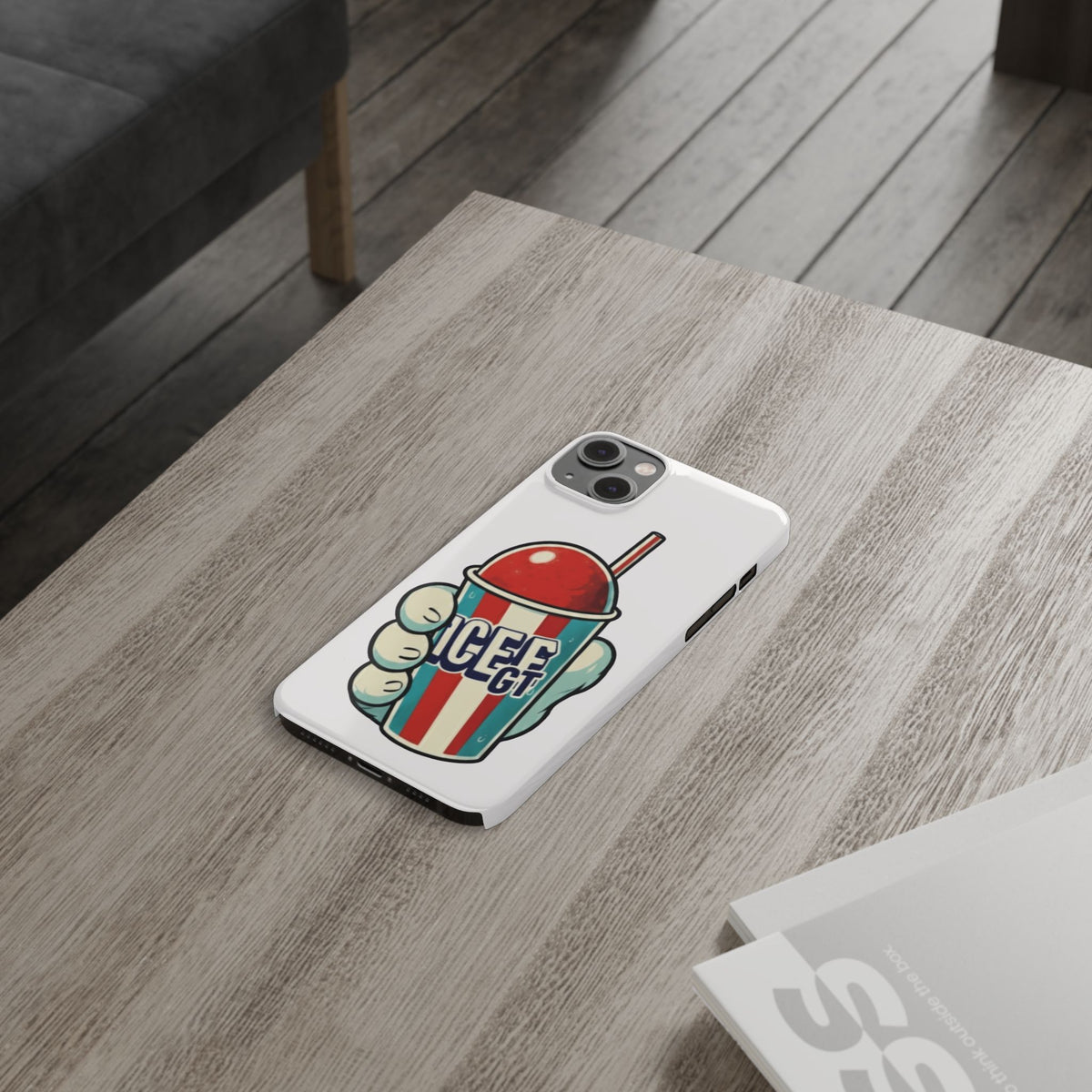 ICEE Slush Cup Slim Phone Case | Red White Blue Slushie