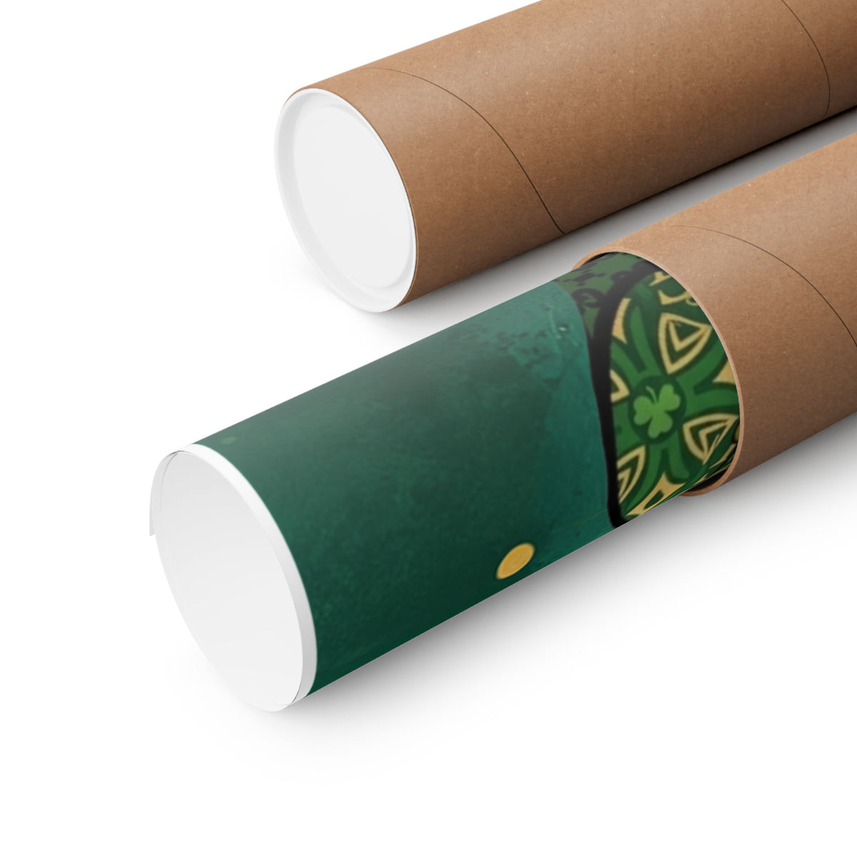 Spray Can Kid Graffiti Illustration with Gold Spray Can Poster | Matte Vertical Poster