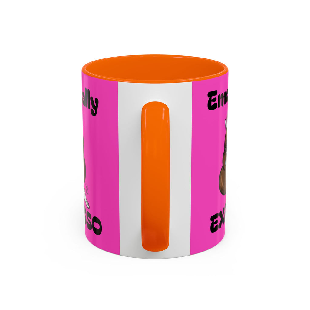 Emotionally Expresso Cute Crying Poop Emoji Designer Coffee Mug by GT Artland