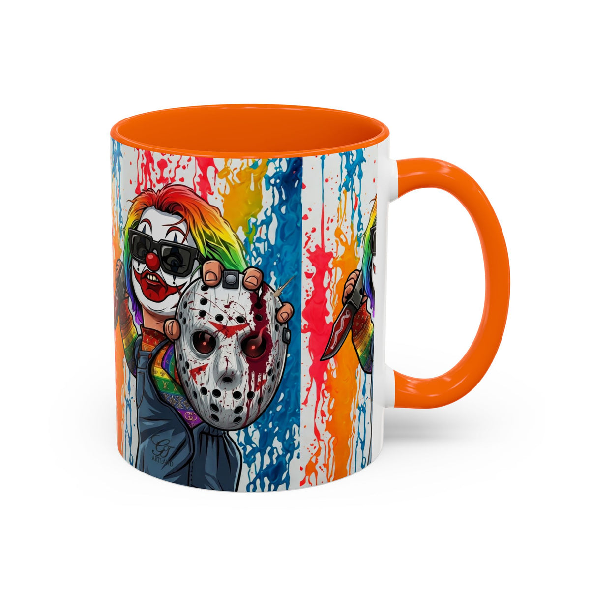 Rainbow Slasher Horror Slasher Artwork by GT Artland