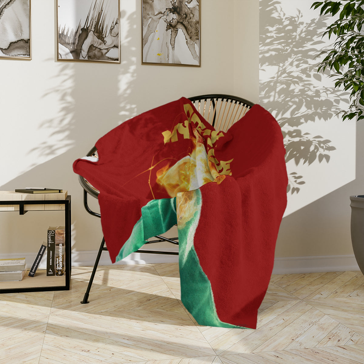 Ohhh My Fire God Blanket - Graphic Throw