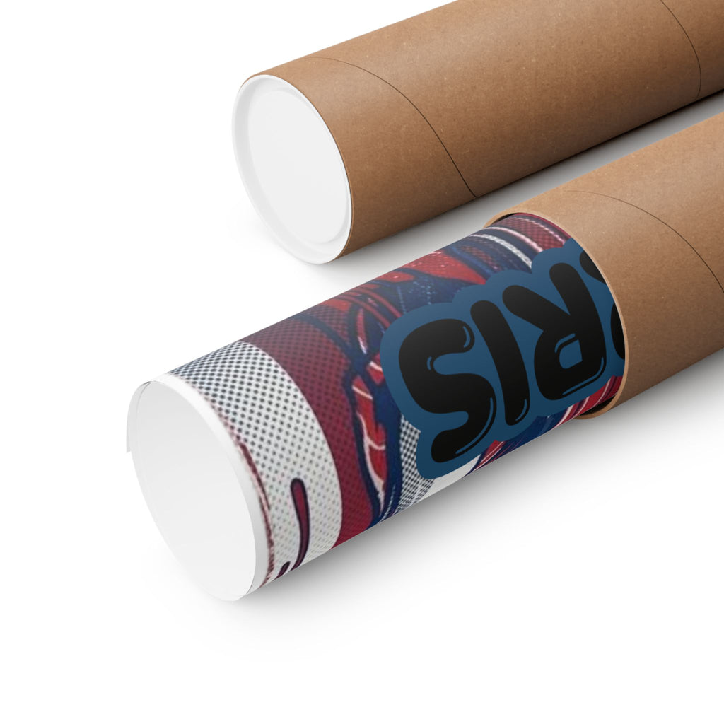 Patriotic Action Hero Poster Matte Vertical Poster by GT Artland