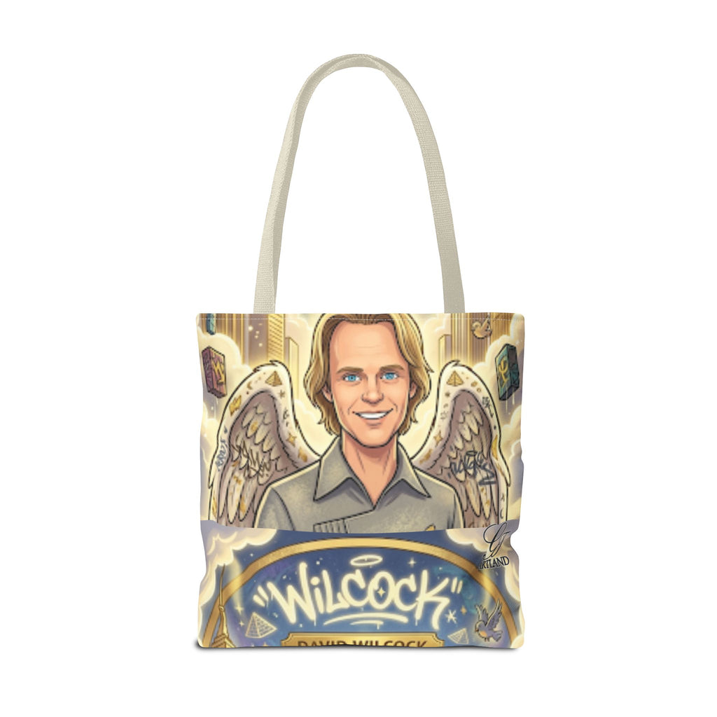 Wilcock Angel Wings Portrait Tote Bag – Illustrated Memorial/Tribute Carryall by GT Artland