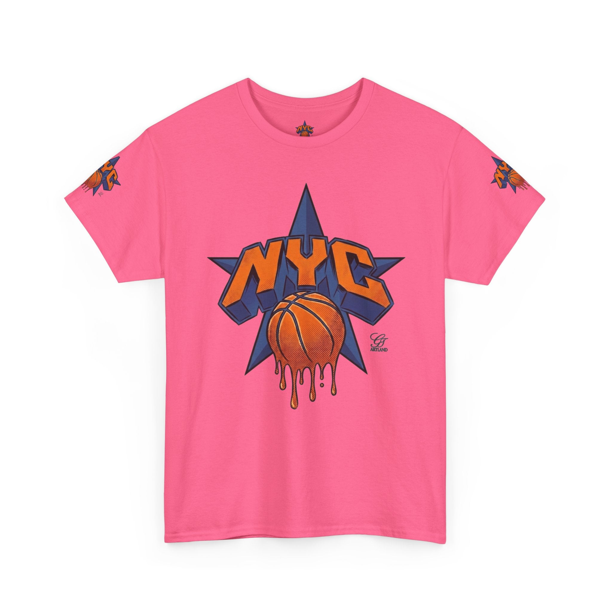 Copy of NYC Dripping Basketball Tee | New York City Hoops Shirt by GT Artland