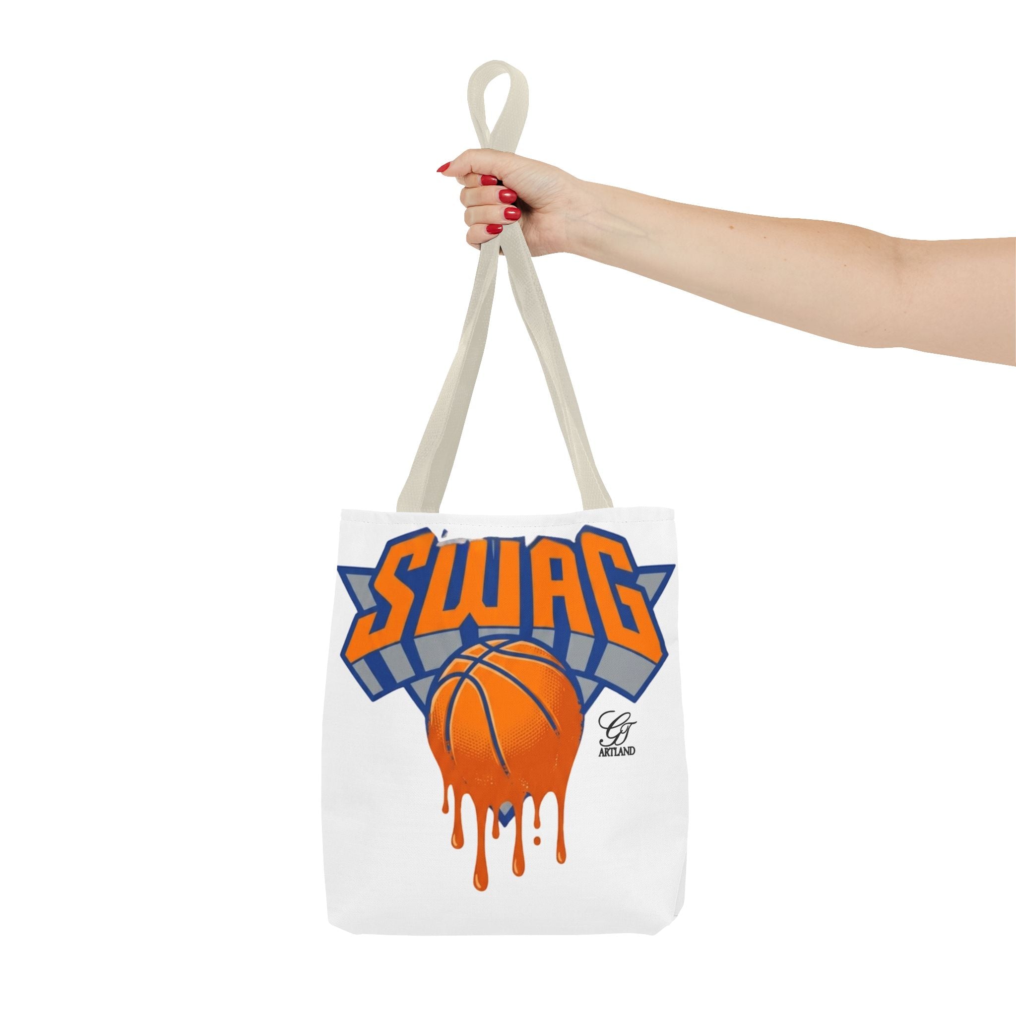 Swag Dripping Basketball tote bag | Sports Graphic Tote by GT Artland