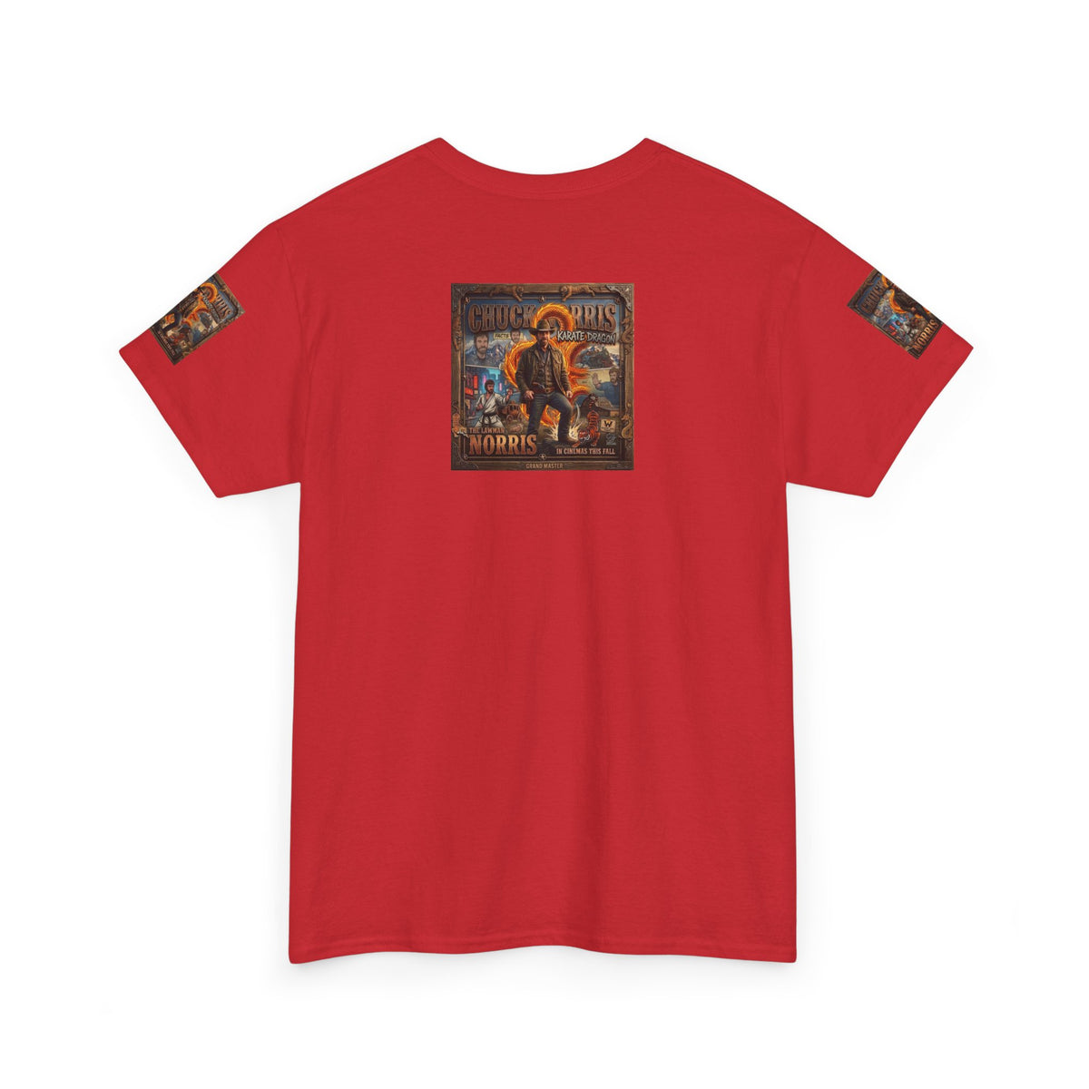 Retro Action Movie Poster T-Shirt | Vintage Fighter Hero Tee