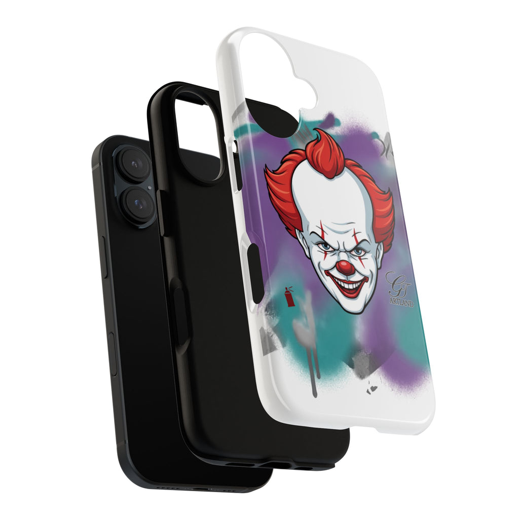 Scary Clown Phone Case | Tough iPhone Case, Horror by GT Artland