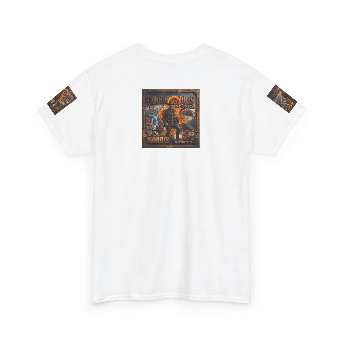 Retro Action Movie Poster T-Shirt | Vintage Fighter Hero Tee