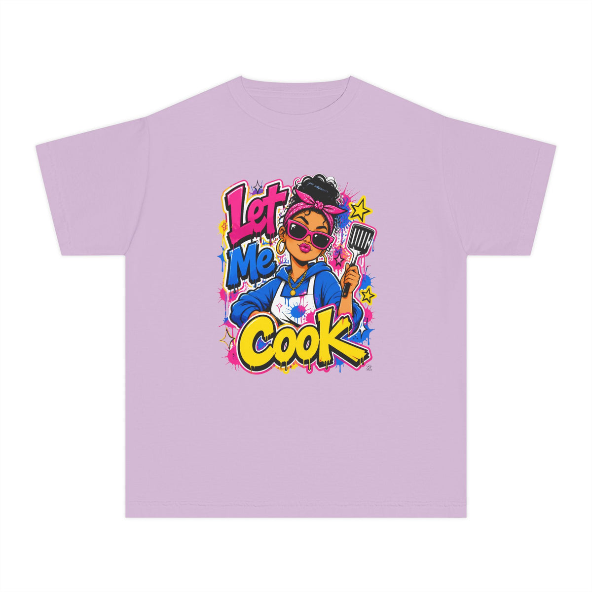 Let Me Cook Cartoon Chef Youth T-Shirt