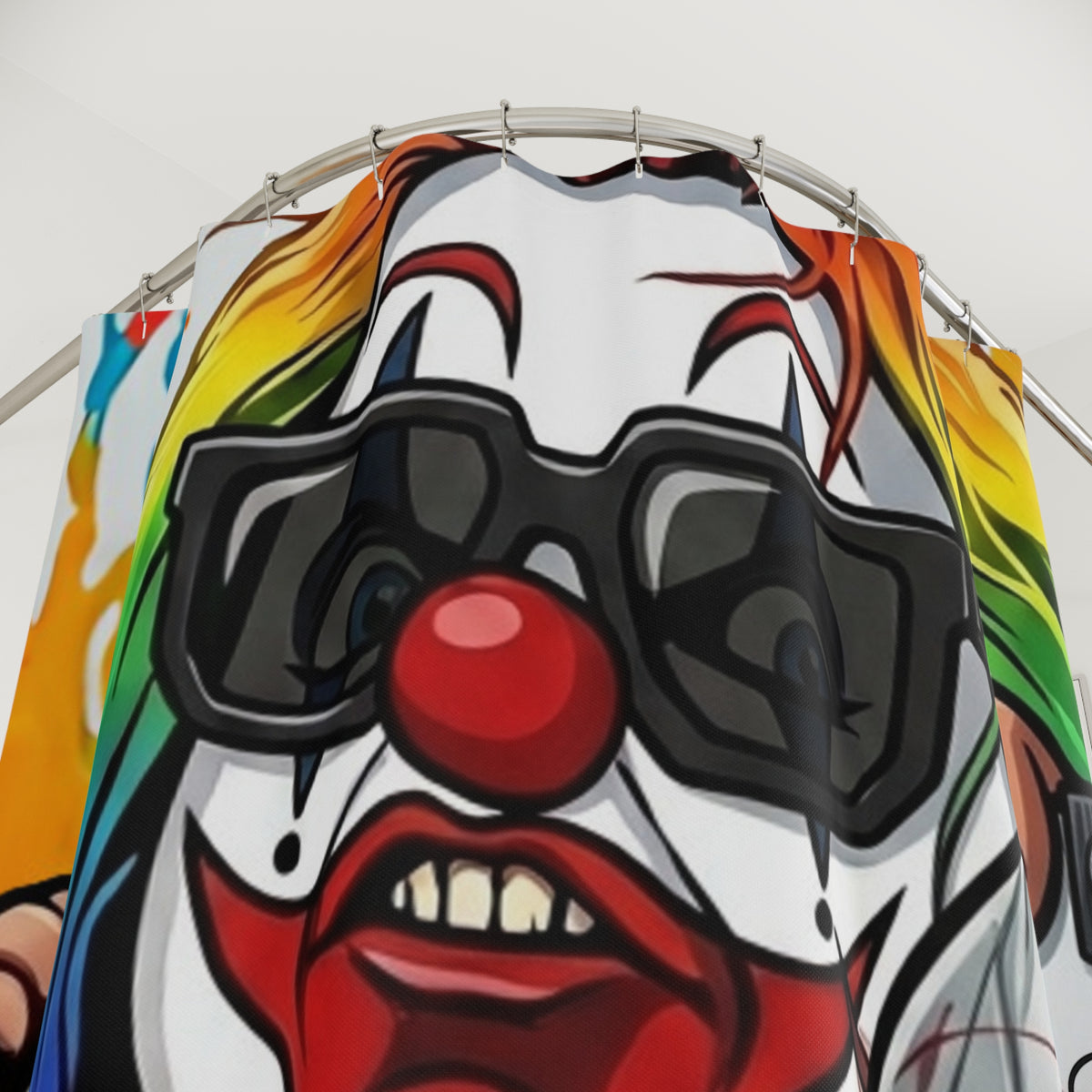 Rainbow Slasher Rainbow Drip Designer | Creepy Horror Bathroom Decor by GT Artland