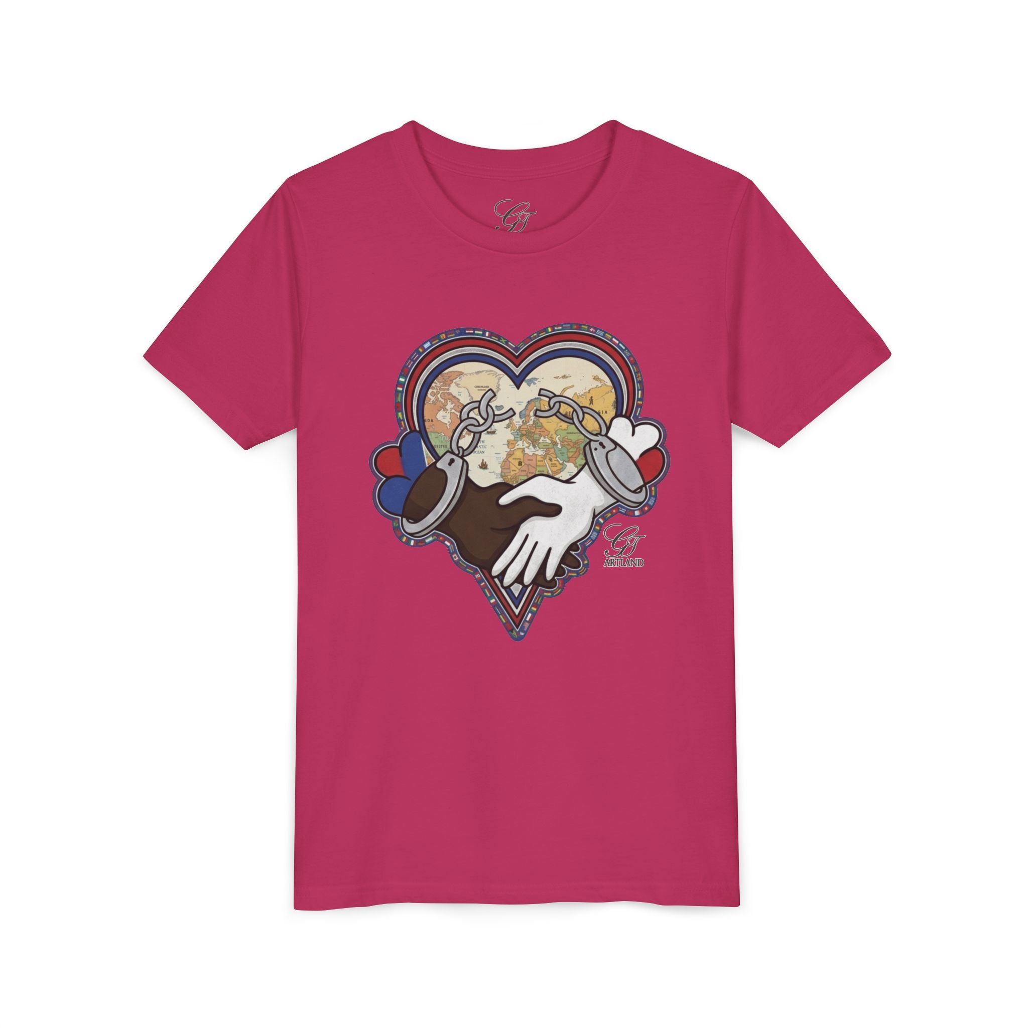 Heart Hands Graphic Tee | Youth Short Sleeve Tee by GT Artland