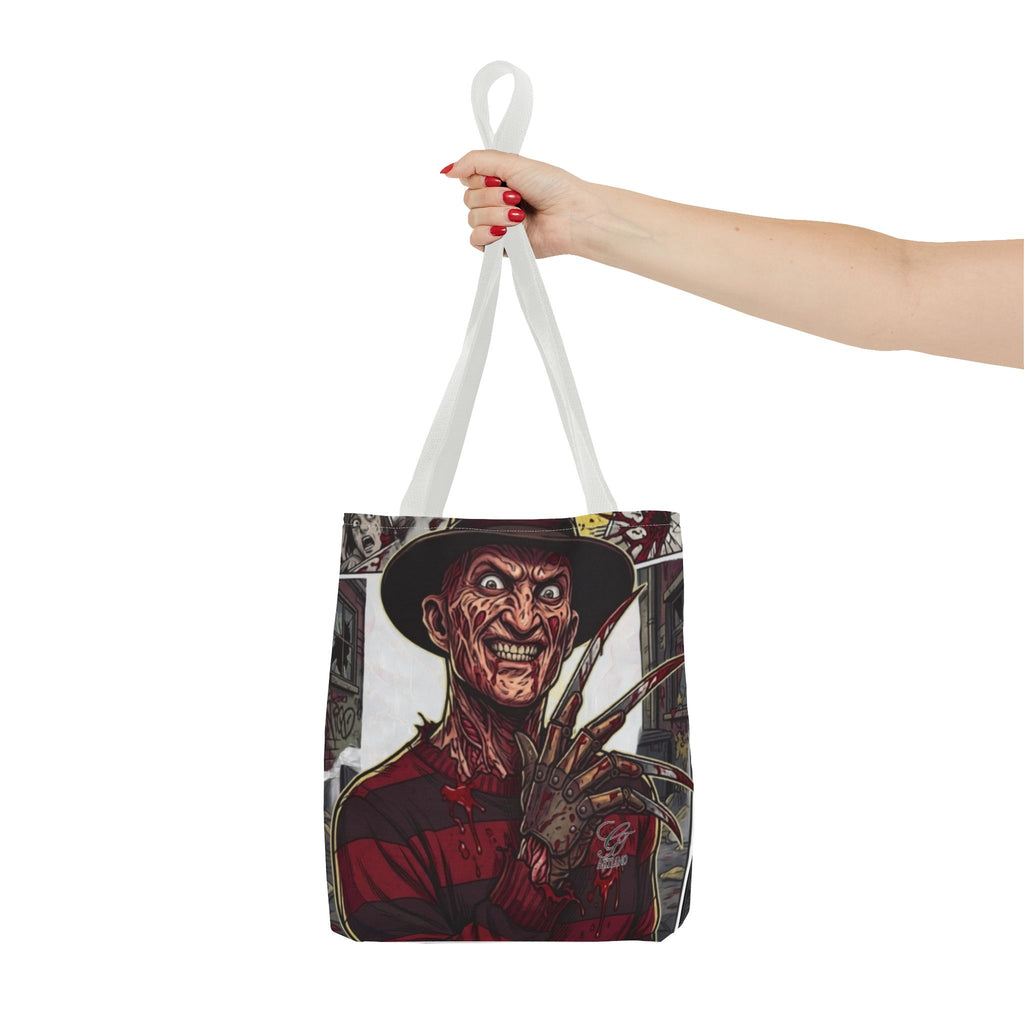 Elm Street Gangsta Horror Illustration TOTE BAG | Horror Slasher Artwork by GT Artland