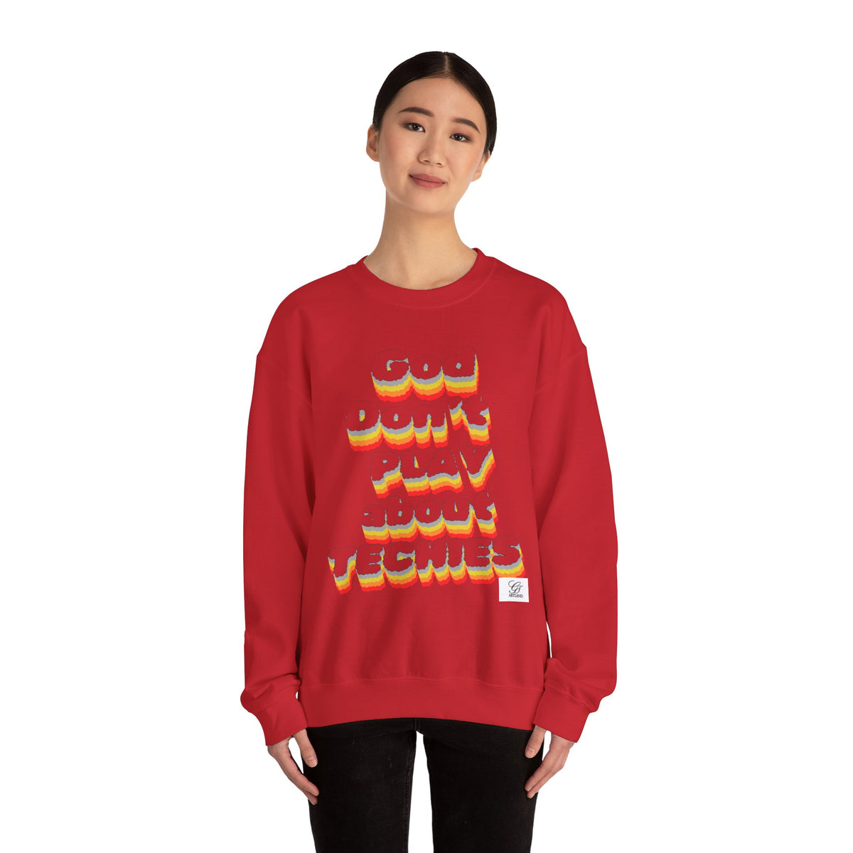 God Don't Play About Techies Unisex Crewneck Sweatshirt