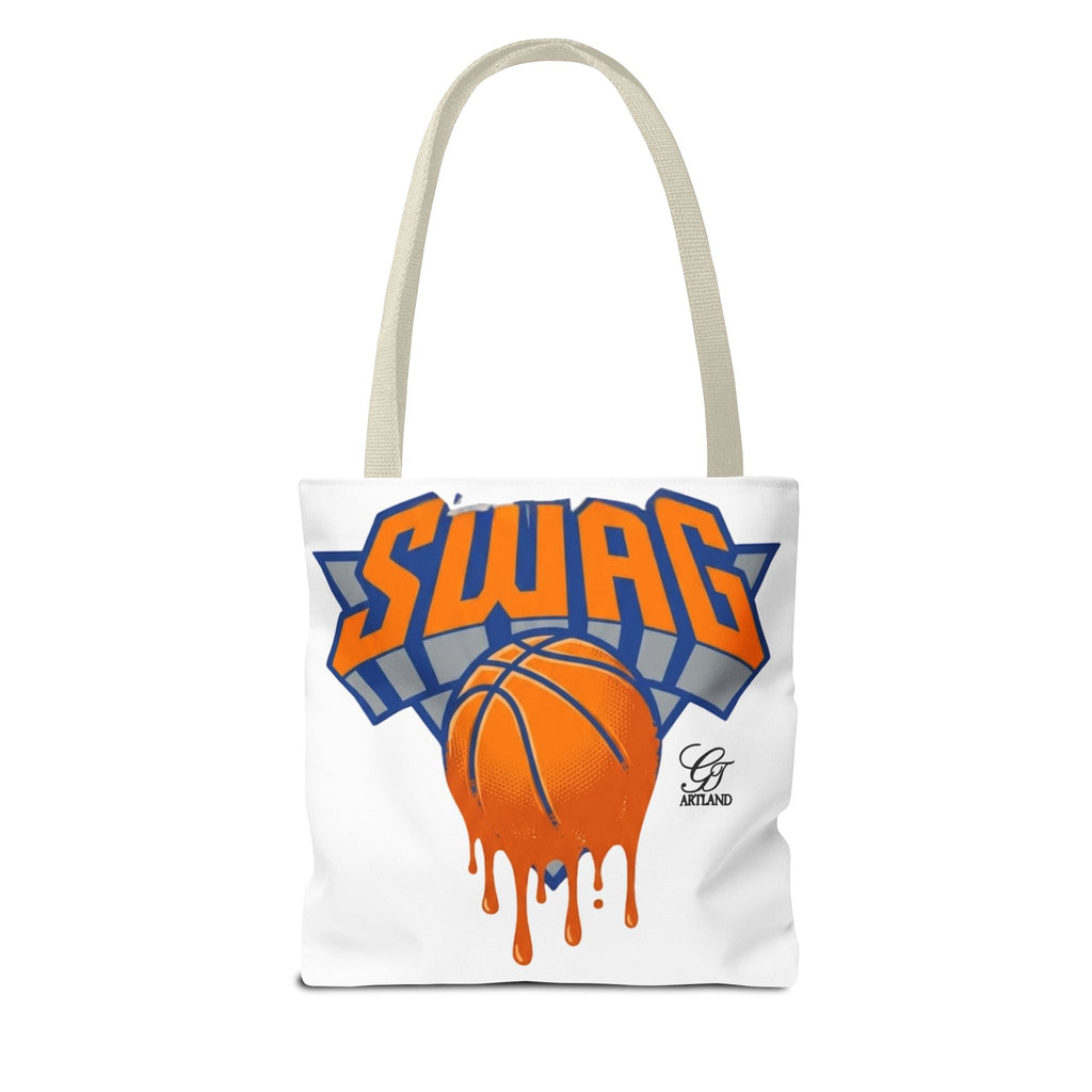 Swag Dripping Basketball tote bag | Sports Graphic Tote by GT Artland