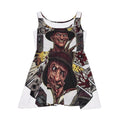 Elm Street Gangsta Horror Halloween Dark Horror Skater Dress by GT Artland