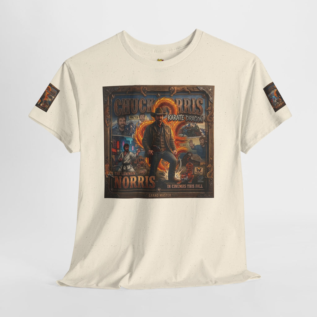 Retro Action Movie Poster T-Shirt | Vintage Fighter Hero Tee