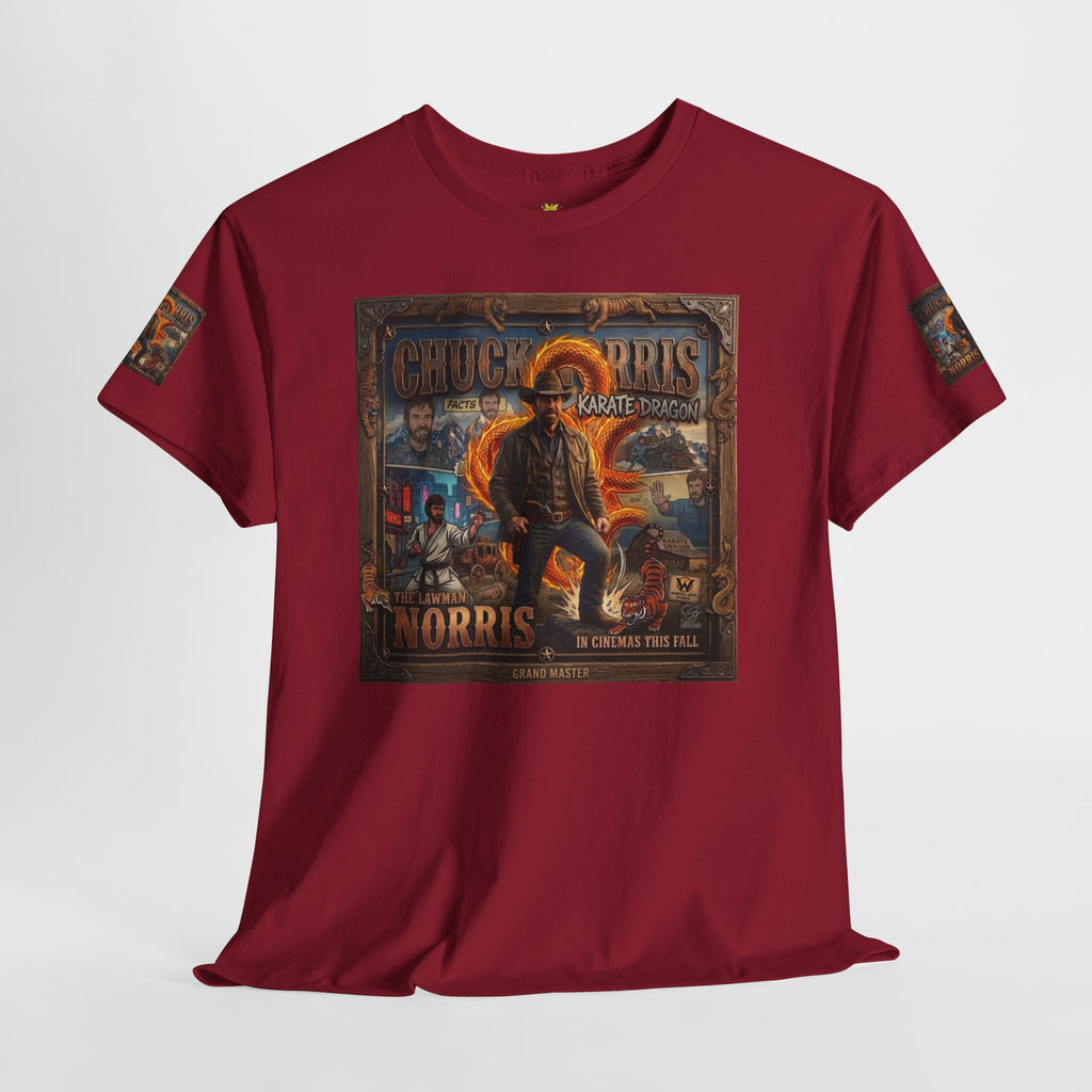 Retro Action Movie Poster T-Shirt | Vintage Fighter Hero Tee