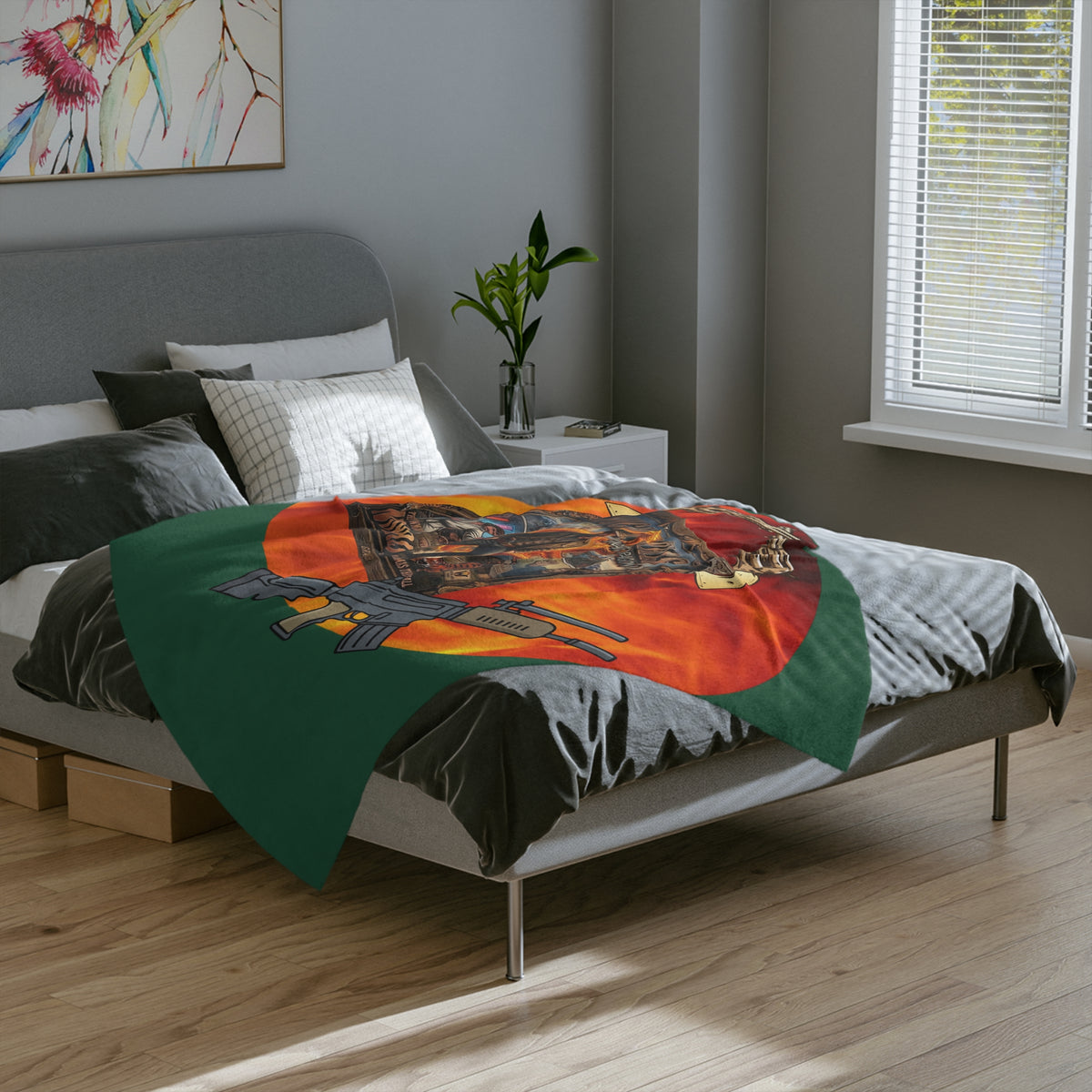 Patrick Muldoon Velveteen Microfiber  Blanket